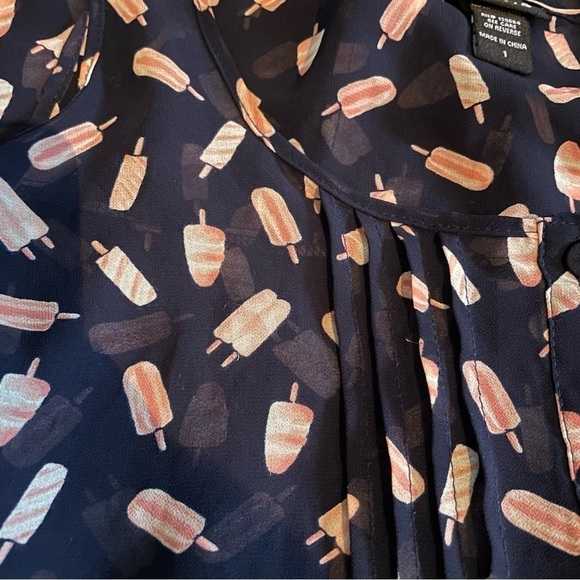 Torrid Chiffon Popsicle Print Tulip Back Tank Size 1X - Picture 3 of 10